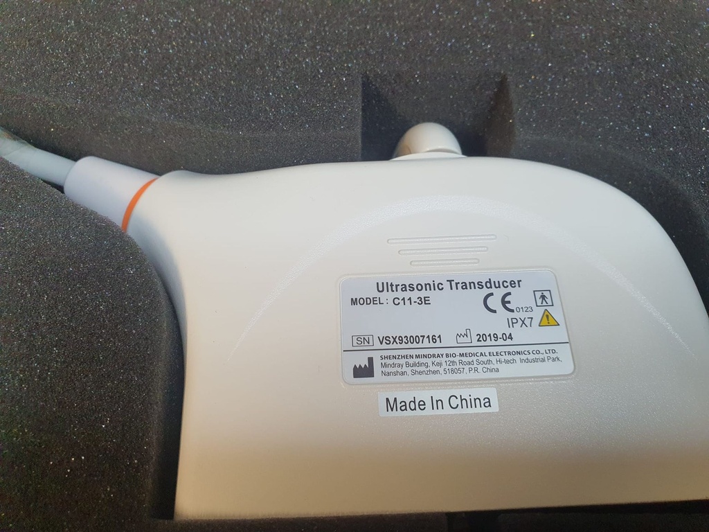 Schallkopf mikro-konvex, C11-3E, 6,5 MHz, für 30452801, SN: VSX93007161, Baujahr 12/2019