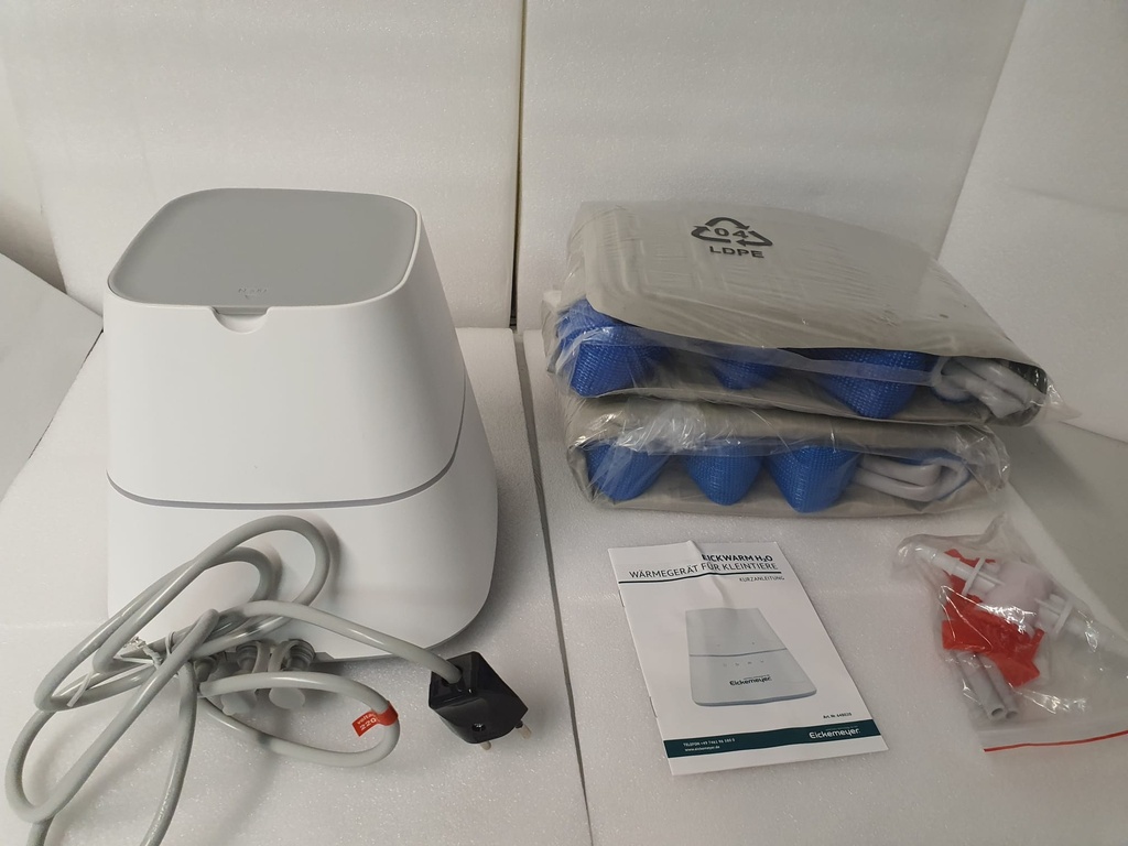 EickWarm H2O Wärmegerät für Kleintiere, SN: 202408131912018 - Der Artikel ist neu und in der Originalverpackung, jedoch ist der Netzstecker des Geräts schweizerisch.
