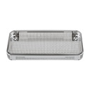 Siebkorb aus Lochblech zu Klein-Set-Container 500615, 265 x 125 x 20 mm, ohne Deckel