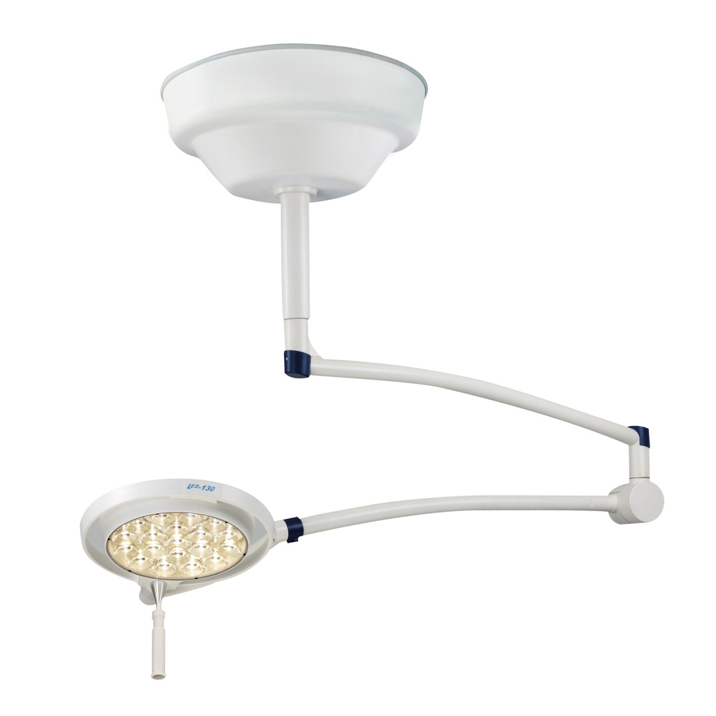 Lampada Dr Mach LED 130F, modello a soffitto, fuoco variabile, 70.000 lux