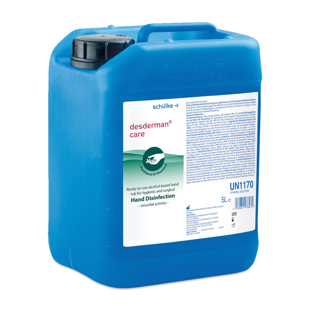 [307235] Schülke desterman® care Disinfettante per le mani, 5 litri