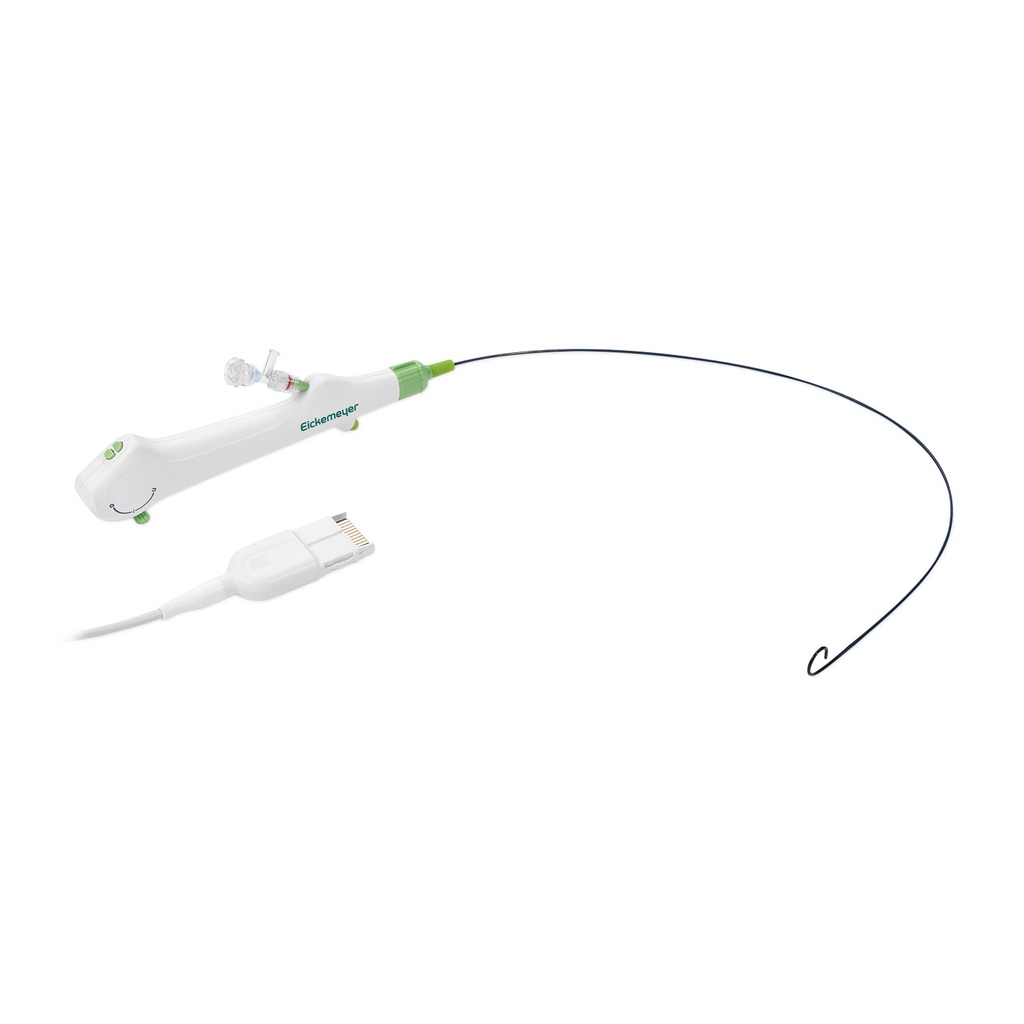[307040] Uteroscopio semi monouso EickView 65SD-URS, L 65 cm, Ø est. 2,1 mm, Ø canale di lavoro 1,2 mm