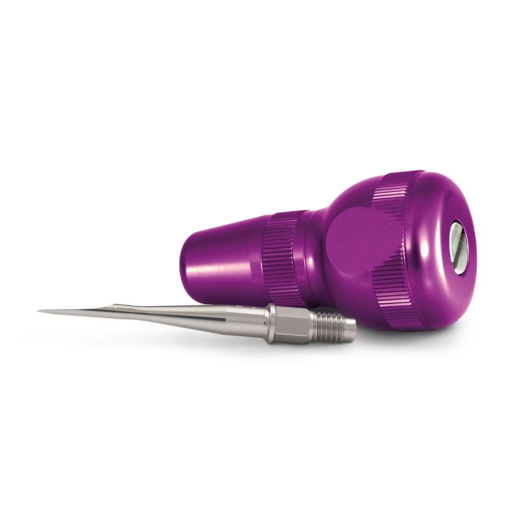 Dentanomic Equine Handgriff, lang, Handschuhgröße > 7,5, lila