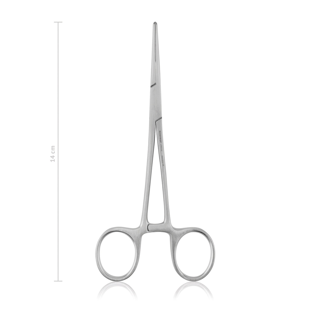 Pince hémostatique KELLY, 14 cm, droite