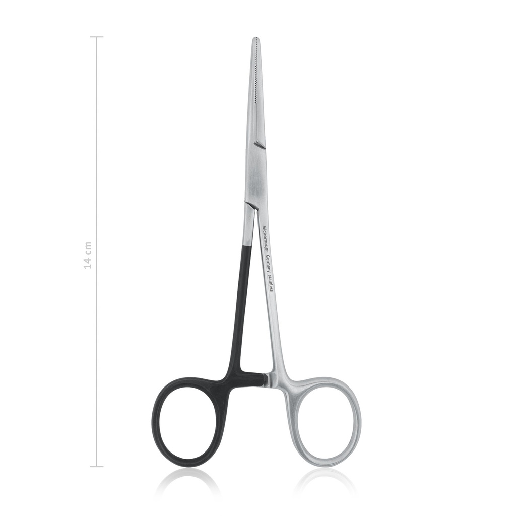 [144214L] Arterienklemme KELLY für Linkshänder, 14 cm, gerade