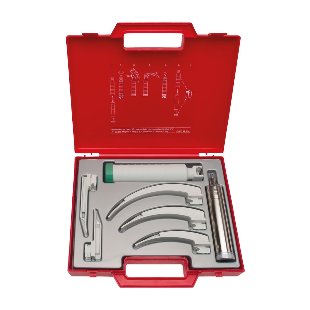 HEINE XP Notfall Einmalgebrauchs-Spatel Set, F-258.18.858
