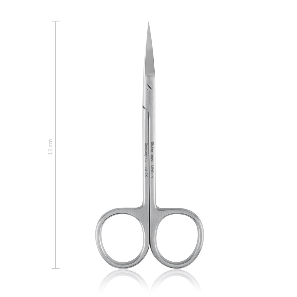 Schere IRIS für Linkshänder, 11 cm, fein, gerade, sp/sp