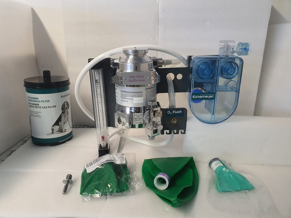 NarkoVet LIGHT mit Verdampfer, SN: 33170 - Das Gerät ist neu, weist jedoch einige leichte Kratzer auf und hat keine Originalverpackung.