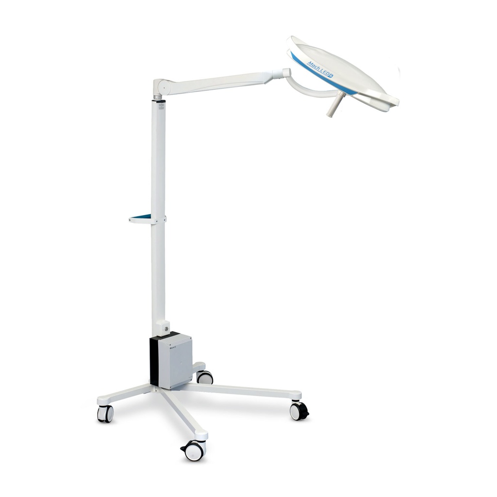 Lampada operatoria DR. MACH LED 6MC – Modello su stativo, fuoco variabile, 140.000 lux