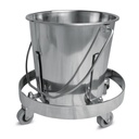 "Kick-Bucket" Eimer mit Fahrgestell 10 litre