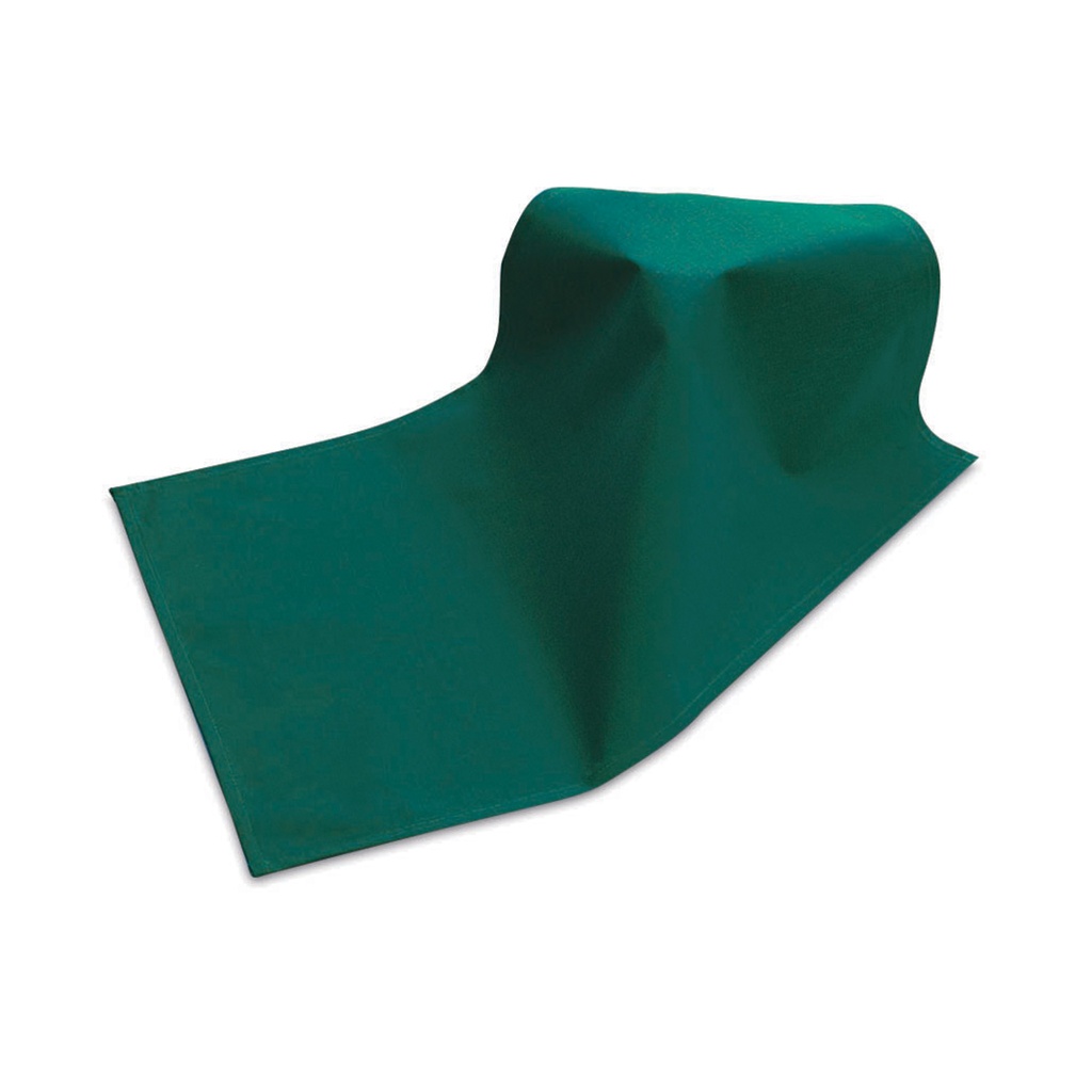[921290] Telo chirurgico di tessuto, verde, autoclavabile, 76 x 90 cm
