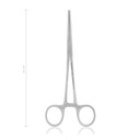 Arterienklemme KOCHER-OCHSNER, 1x2 Zähne, 16 cm, gebogen