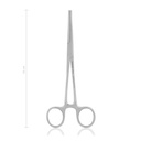 Arterieklemmer med tænder KOCHER-OCHSNER 16 cm, lige, 1x2 tænder