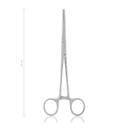 Arterienklemme KOCHER-OCHSNER, 1x2 Zähne, 20 cm, gebogen