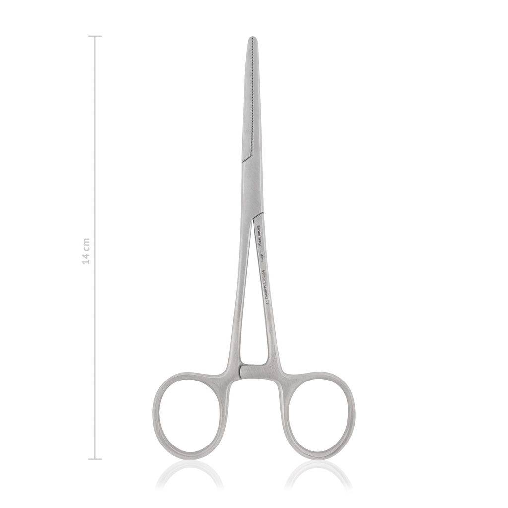 [141914] Arterienklemme PEAN, 14 cm, gebogen