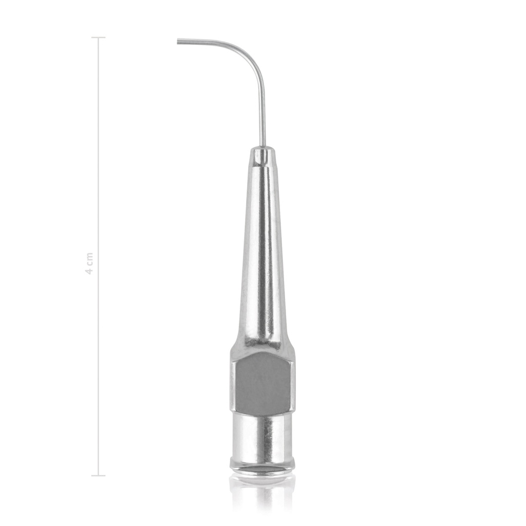 [440705] Cannula per occhi, ANEL, curva, 0,6 x 15 mm, con cono Luer