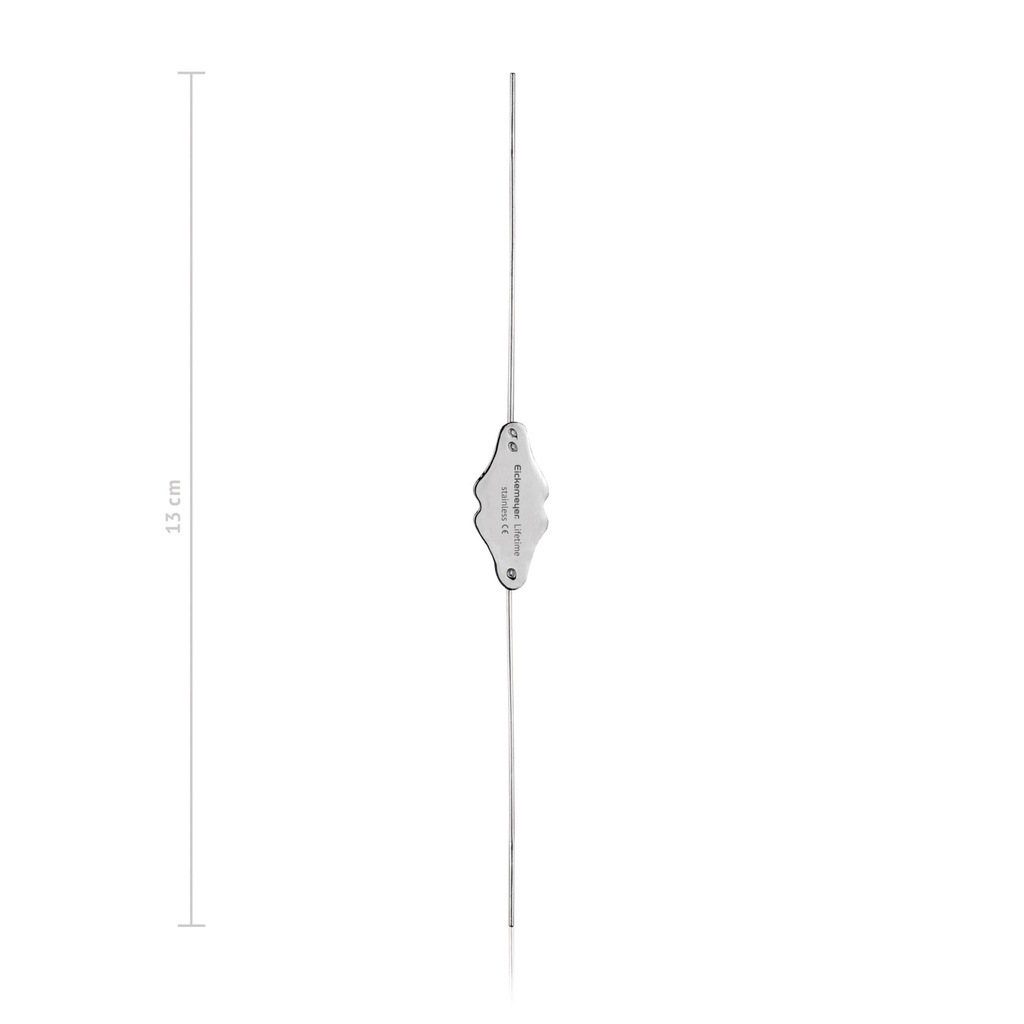 [170470] Augensonde Bowman, Fig. 0/00, Neusilber, geknöpft 