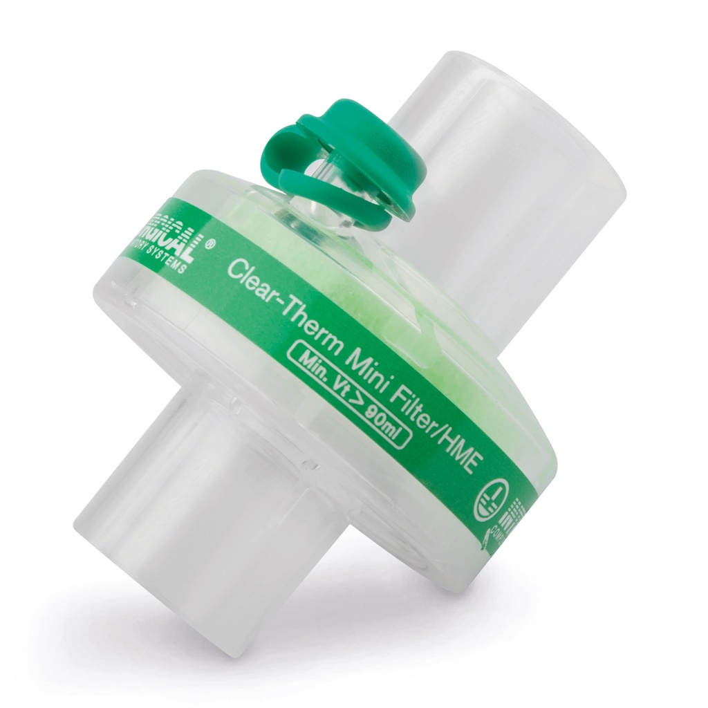Bakterienfilter Mini (Patienten von ca. 10 bis 30 Kg) zum Anschluß Y-Stück und Tubus Adapter, Packung mit 20 Stück