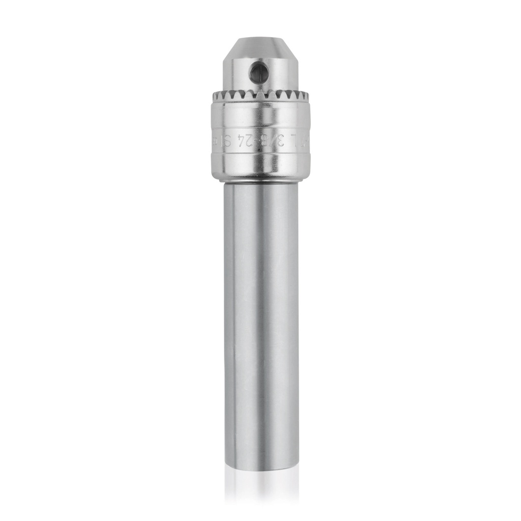 [180091] Mandrin de perçage -inoxydable- pour montage sur perceuses conventionnelles, nouveau modèle, diamètre de filetage 1,5 cmcm
