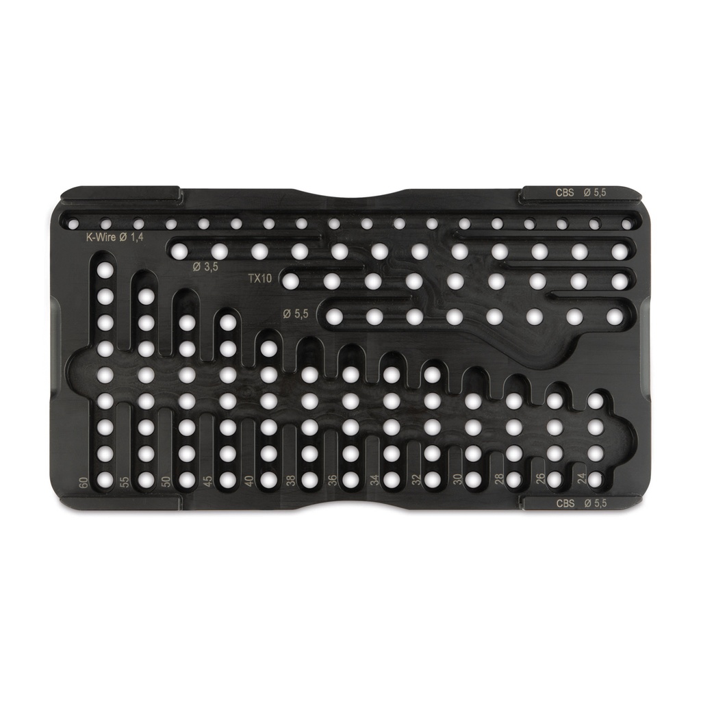 CBS Ø5.5 műszer- és csavarmodul, üres