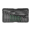 CBS 4.5 kanülált kompressziós csavarkészlet kis testű kutyák számára, tartalma: 6 db csavar (28–40 mm hosszúságban), valamint 1 db spirálfúró Ø2,8 mm