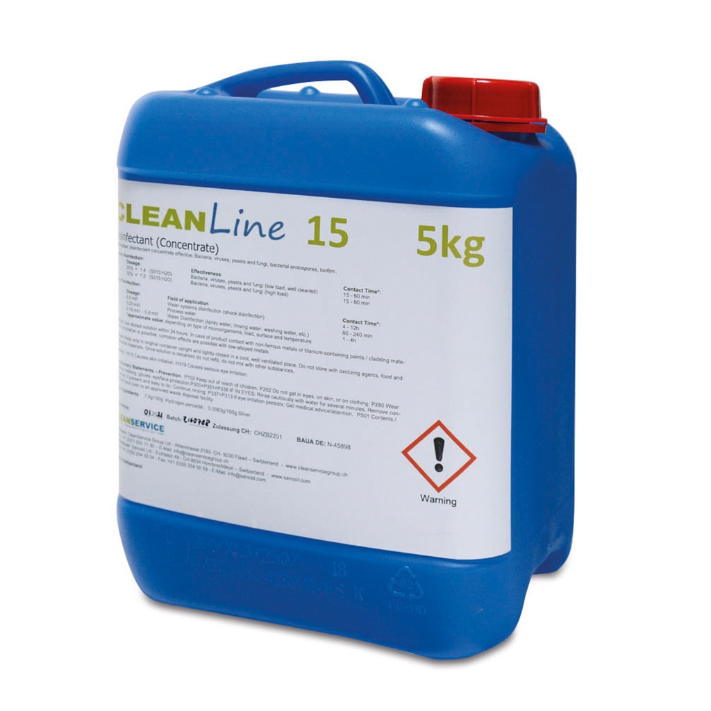 Désinfectant Cleanline 15, bidon 5 litre