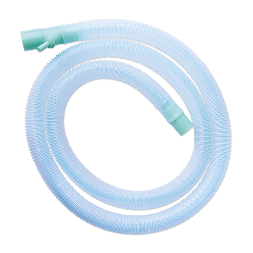 [213053] Tubo paziente coassiale per circuito bain (MODUFLEX), L. 1,5 mt Diam. 22 mm, (tubo interno verde)