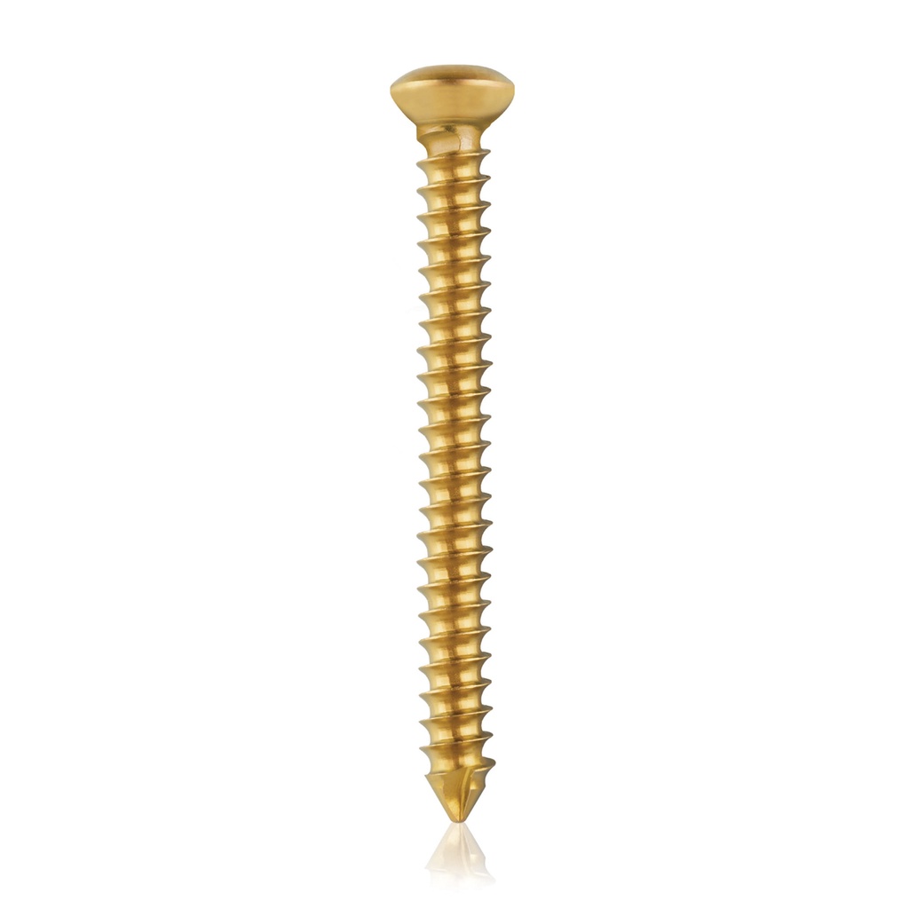 [191069] Corticalis csavar, Ø 3,5 mm, L = 34 mm, önmetsző, titán