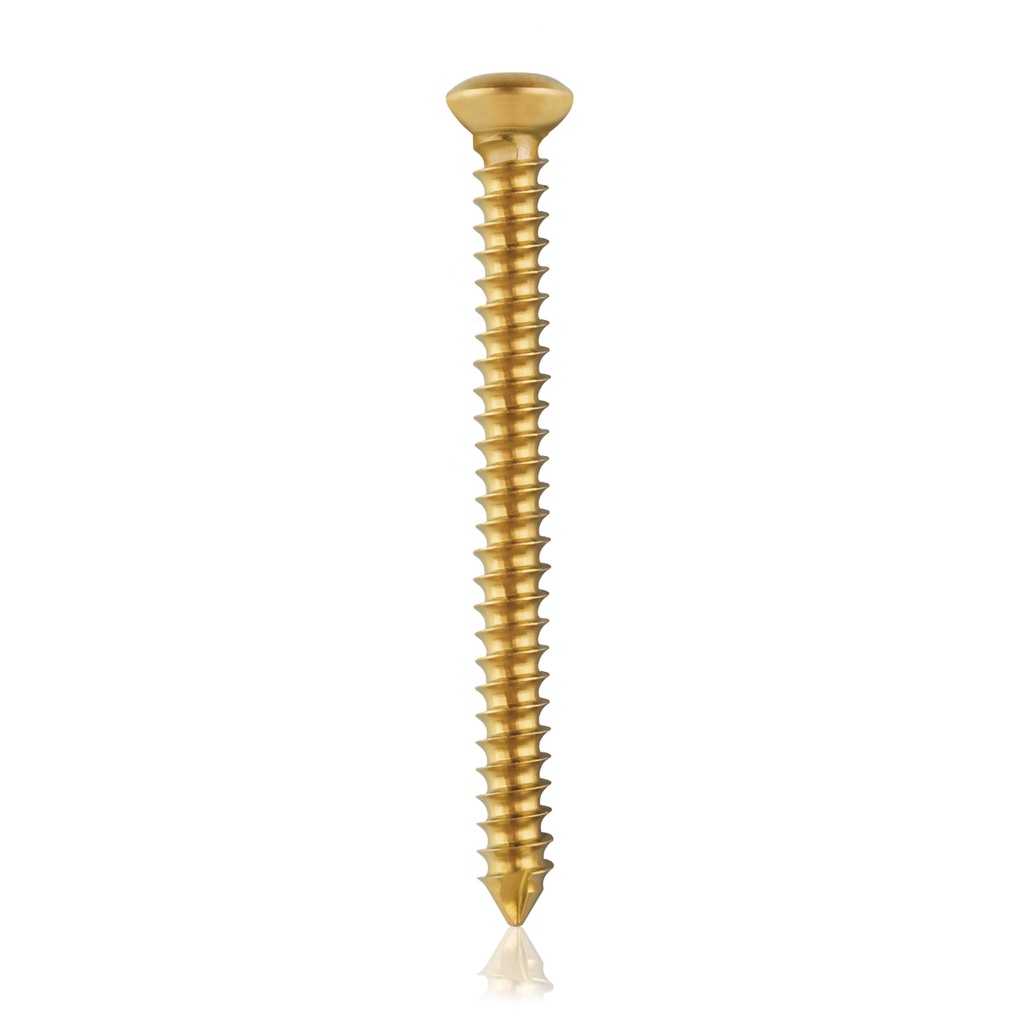 [191071] Vite corticale autofilettante, titanio D = 3,5 mm, L = 38 mm