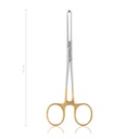 Pince plate intestinale et tissu Allis, 15 cm, TC