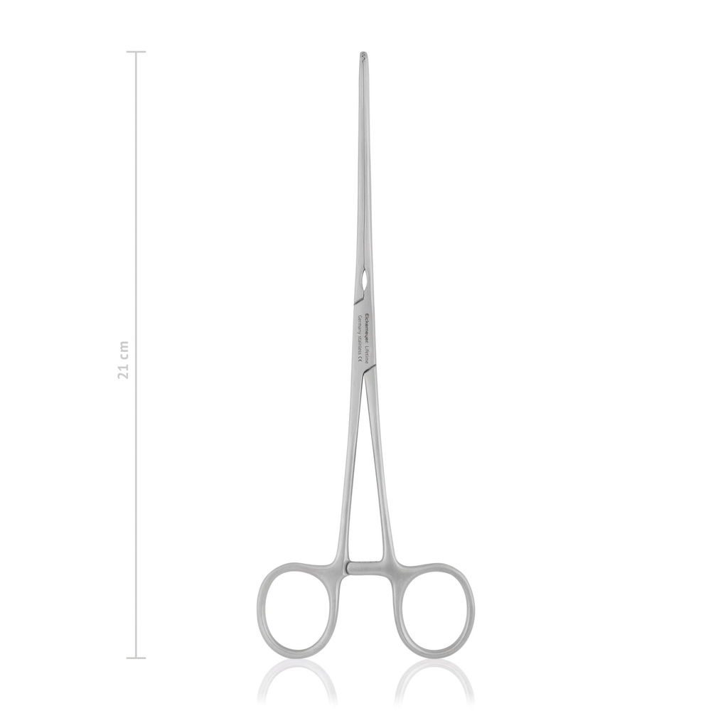 Darmklemme MAYO-ROBSON, längsgerieft, 21 cm, gebogen