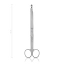 Darmschere mit Knopfsonde, 21 cm, gerade
