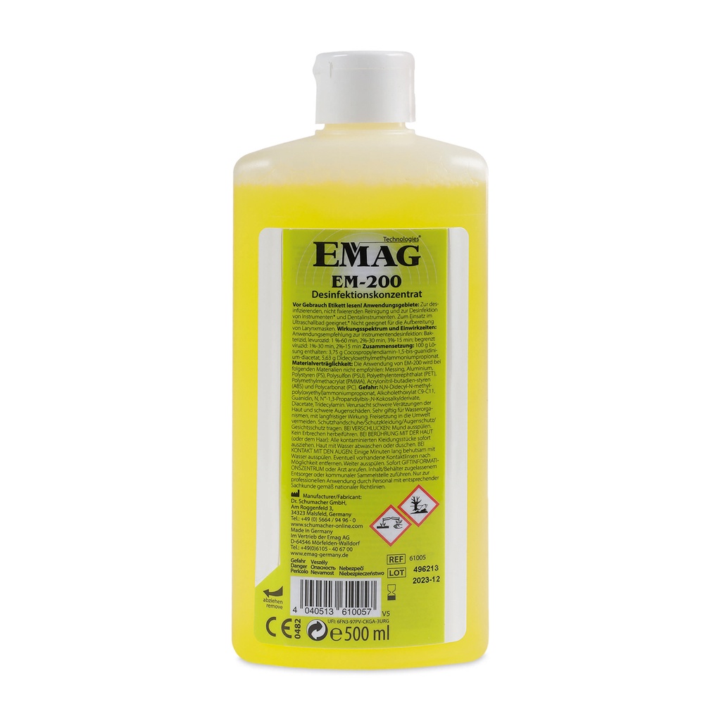 Desinfektionskonzentrat für Ultraschallreiniger 500 ml