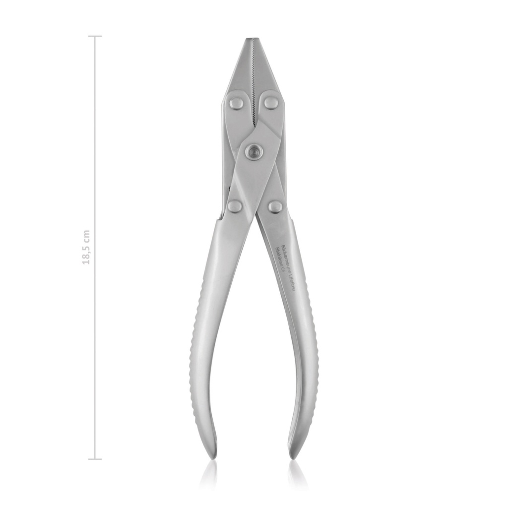 [181318] Courbure de fil d´acier-parallèle-pince plate, 18,5 cm