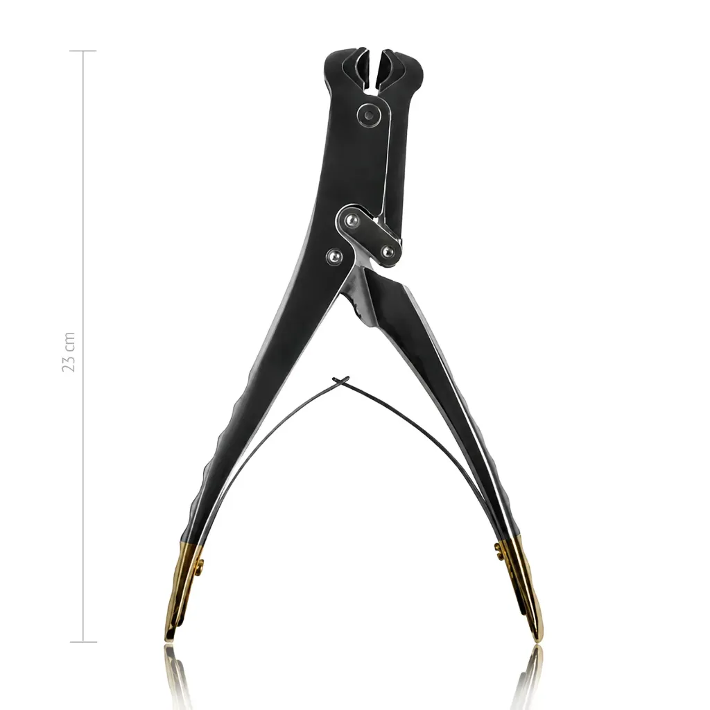 [180955] Pinza taglia fili HERCULES, 23 cm, con inserti in carburo di tungsteno, per tagliare fili e chiodi fino a un