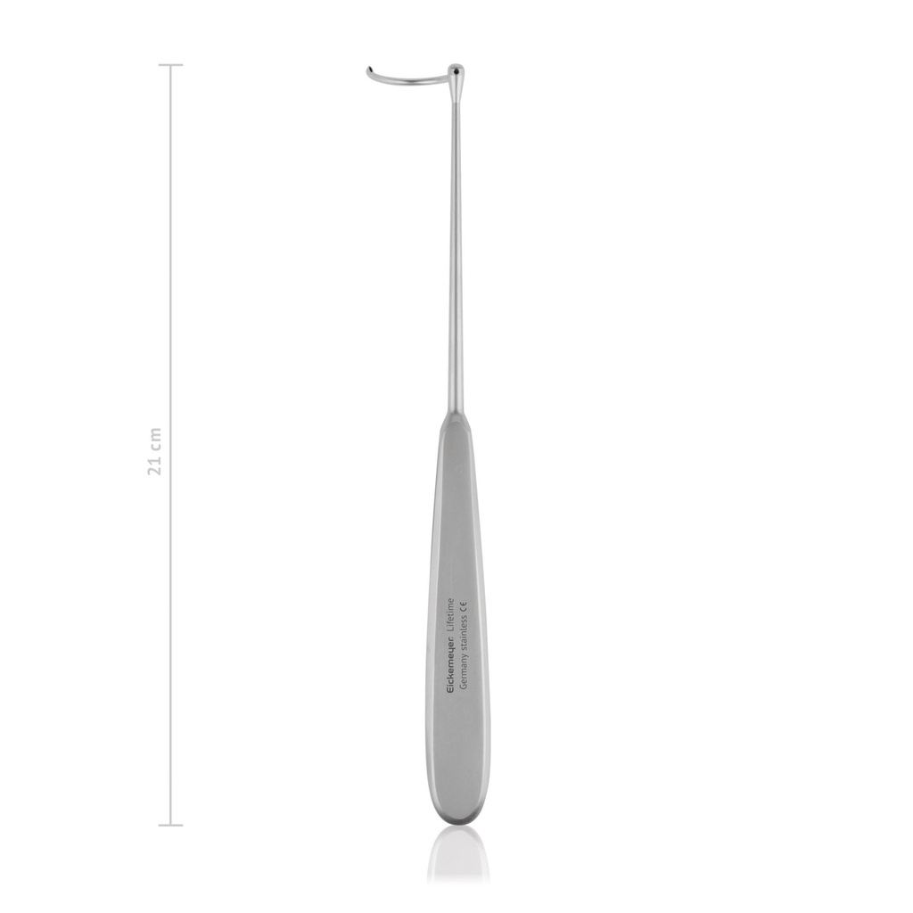 [181521] Passe-fil tubulaire 21 cm, avec petite courbure(2,5 cm)