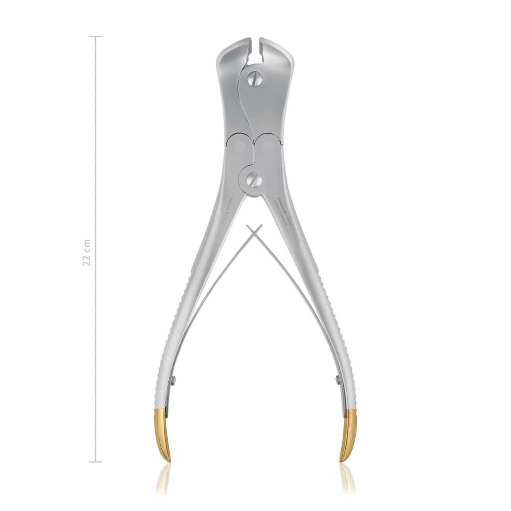 [180922] Pince coupe-broche jusqu´à d= 3,5 mm (fil de fer souple) respectivement 2,5mm (fil de fer dur), 22 cm