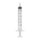 EICKINJECT Einmalspritze, 3 ml, 3-teilig, mit Gummikolben, Packung mit 100 Stück, steril