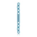 EickLoxx S-Typ Knochenplatte 8-Loch,  98 x 8 x 3.2mm, Titan, hellblau, 