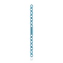 EickLoxx S-Typ Knochenplatte 14-Loch, 158 x 8 x 3.2 mm, Titan, hellblau