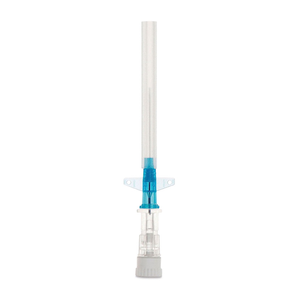 [050021] Delta Flo EH szárnyas kanül, kék, 22G, 50 db/doboz