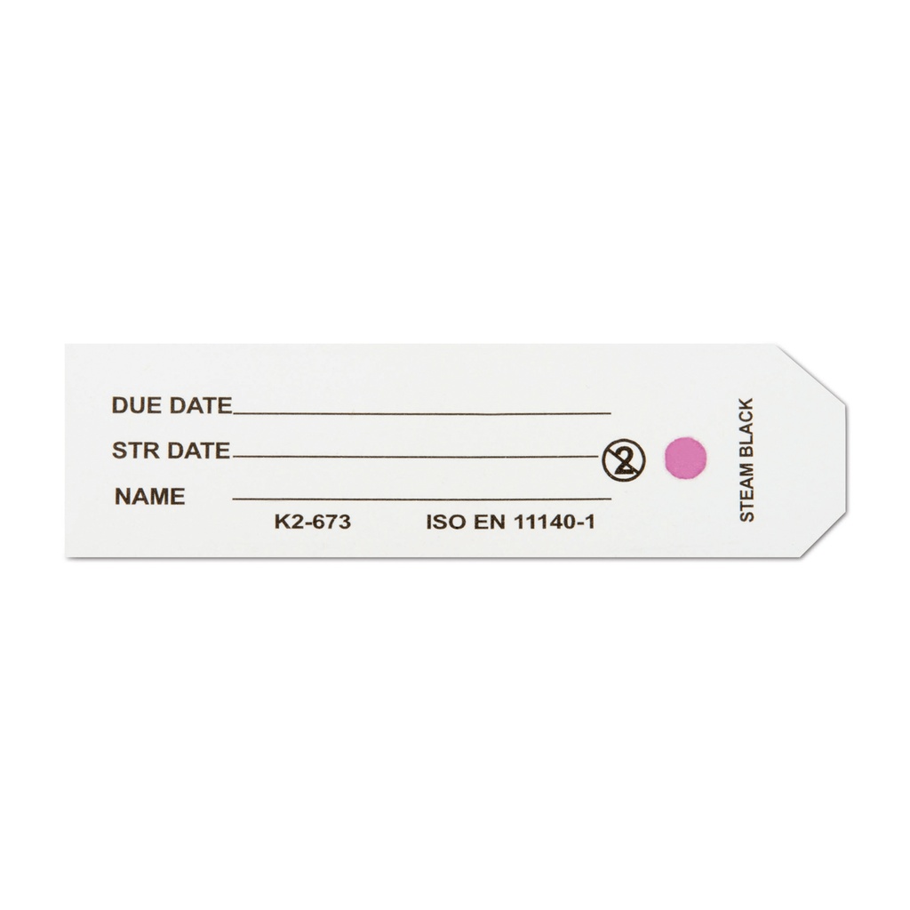 Etiketten für Klein-Set-Container mit Indikator, Packung mit 100 Etiketten 57 x 17 mm (rosa)