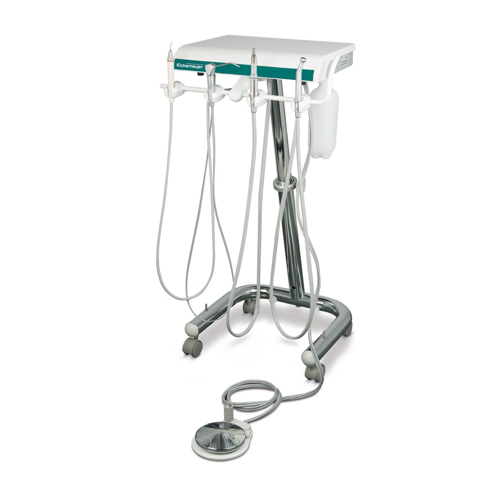 Unité dentaire mobile PROFIDENT PLUS complet avec pièce à main Low Speed, contre-angle High-Speed, avec éclairage