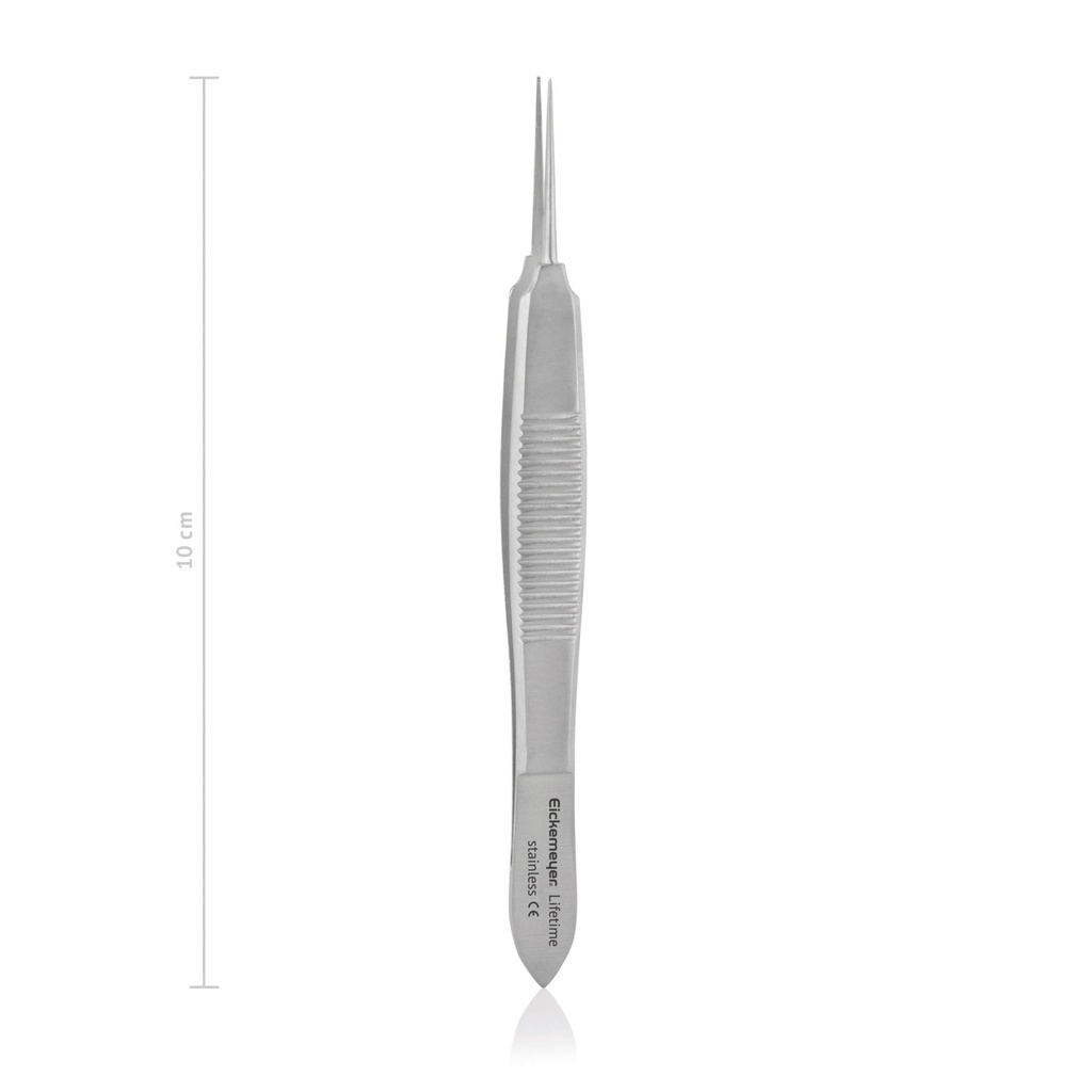 [171503] Pinza sutura CASTROVIEJO, denti 0,3 mm, 10 cm