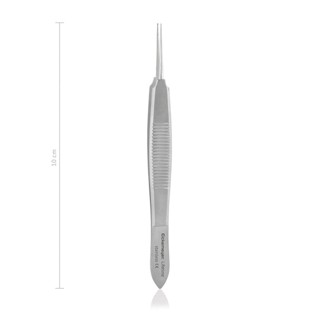 [171505] Pinza sutura CASTROVIEJO, denti 0,5 mm, 10 cm (pinza Pafique)