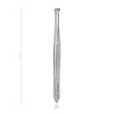 Pince à fixation Gräfe, 11 cm, avec ressort