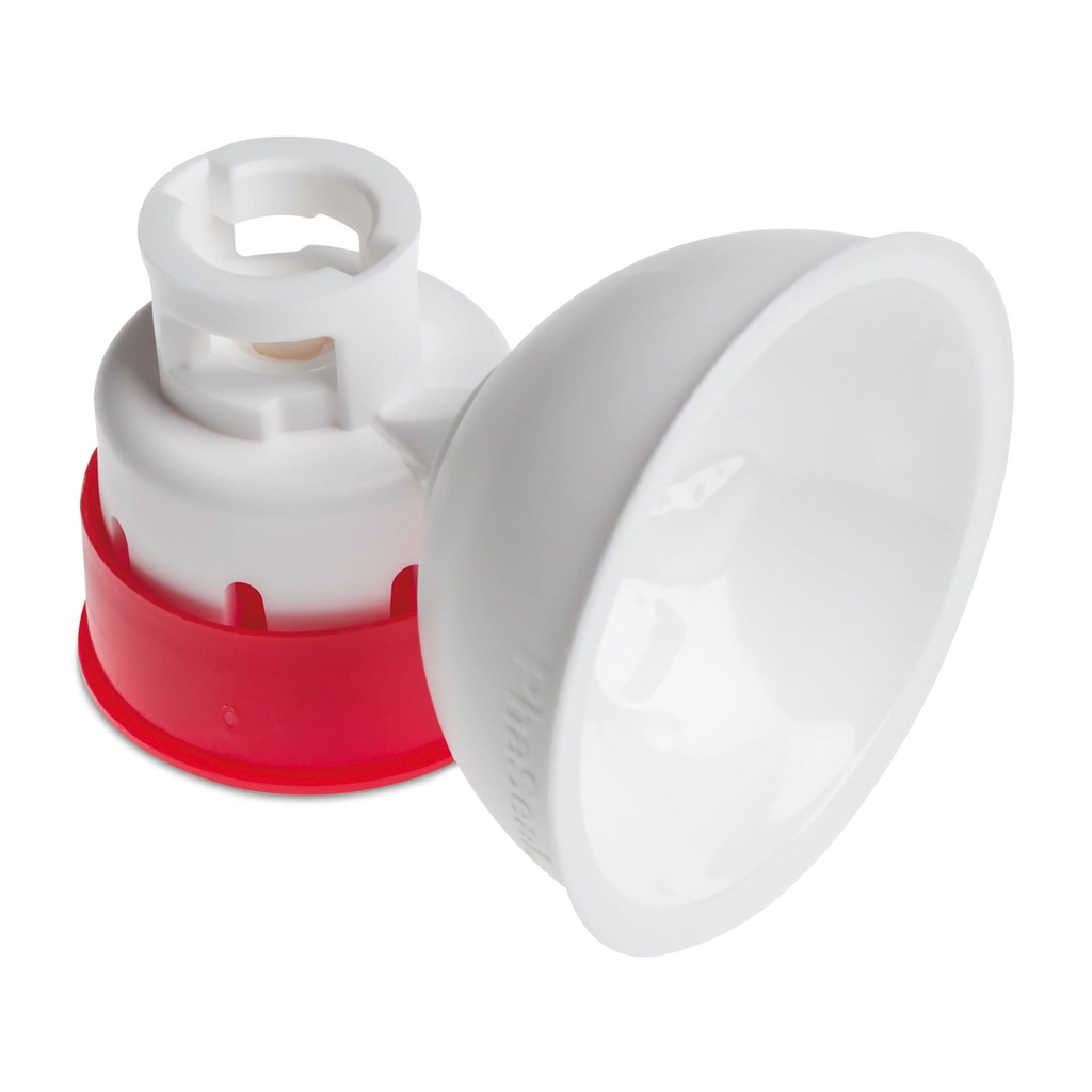 [409001] Flaschenadapter für Halsweite 20 mm P21 PhaSeal rot