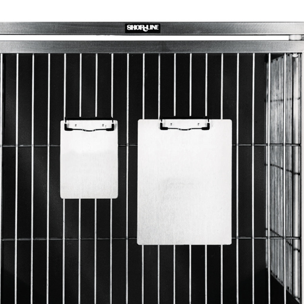 Supporto per decorso malattia da  fissare alla porta della gabbia,grande,  22,86 x 30,48 cm