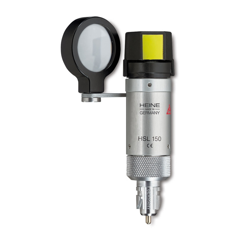 [173543] Lampe à fente portative HEINE HSL150, 3,5 V, grossissement 6x avec loupe 20 D, compatible avec tous les manches Heine 3,5 V