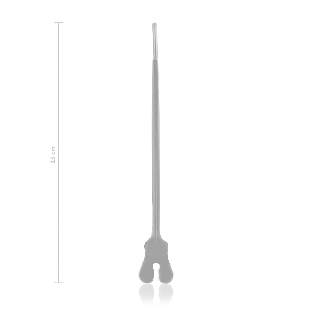 [155015] Sonda incavata con testina, 15 cm